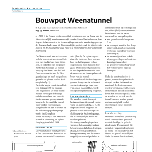 Bouwput Weenatunnel