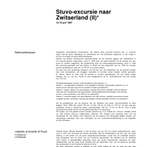 Stuvo-excursie naar Zwitserland (II)