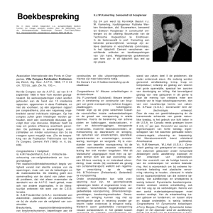 Ir JW Kamerling benoemd tot hoogleraar