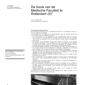 De bouw van de Medische Faculteit te Rotterdam (II)
