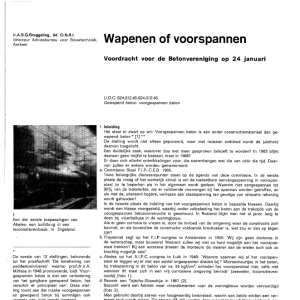 Wapenen of voorspannen