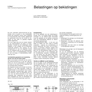 Belastingen op bekistingen