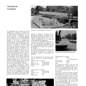 Opslagloods in lichtbeton