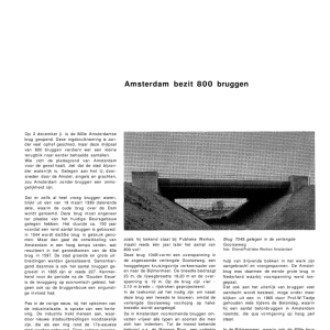 Amsterdam bezit 800 bruggen