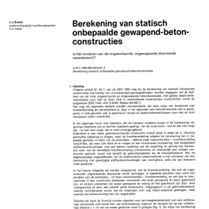 Berekening van statisch onbepaalde gewapend-betonconstructies