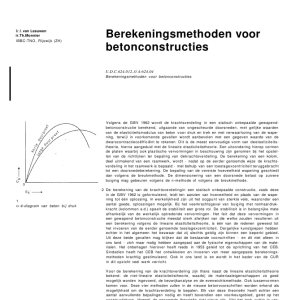 Berekeningsmethoden voor betonconstructies