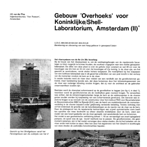Gebouw 'Overhoeks' voor Koninklijke Shell-Laboratorium, Amsterdam (II)