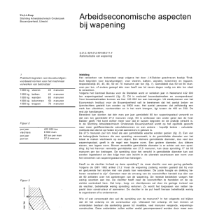 Arbeidseconomische aspecten bij wapening