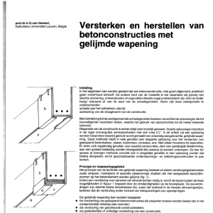 Versterken en herstellen van betonconstructies met g
