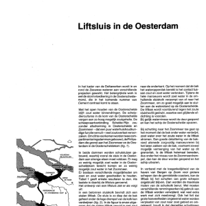 Liftsluis in de Oesterdam