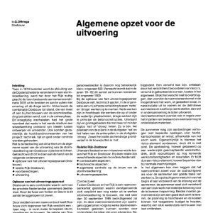 Algemene opzet voor de uitvoering