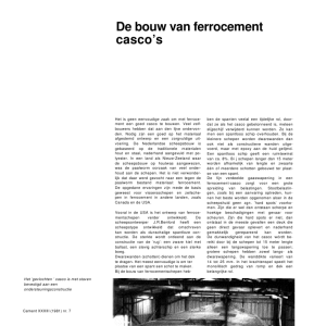De bouw van ferrocement casco's