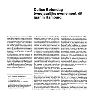 Duitse Betondag - tweejaarlijks evenement, dit jaar i