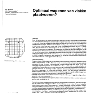 Optimaal wapenen van vlakke plaatvloeren