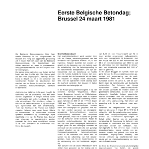Eerste Belgische Betondag