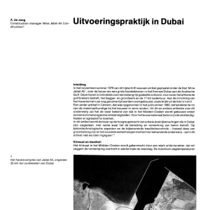 Uitvoeringspraktijk in Dubai