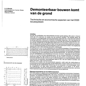 Demonteerbaar bouwen komt van de grond