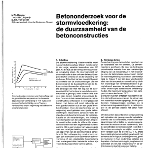 Betononderzoek voor de stormvloedkering - de duurzaa