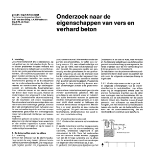 Onderzoek naar de eigenschappen van vers en verhard
