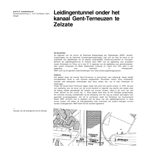 Leidingentunnel onder het kanaal Gent-Terneuzen te Ze