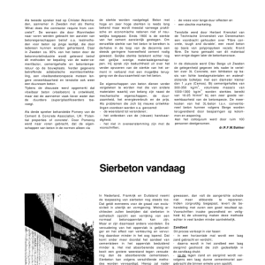 Sierbeton vandaag