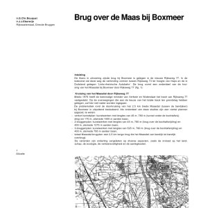 Brug over de Maas bij Boxmeer