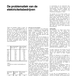 De problematiek van elektriciteitsbedrijven
