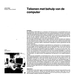 Tekenen met behulp van de computer