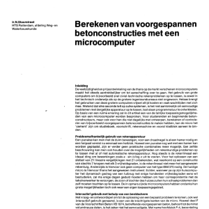 Berekenen van voorgespannen betonconstructies met ee