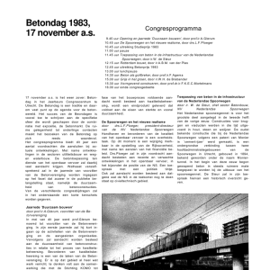Betondag 1983, 17 november as