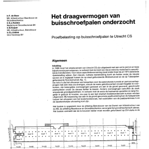 Het draagvermogen van buisschroefpalen onderzocht