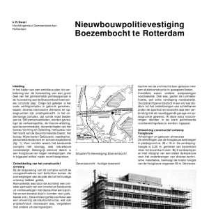 Nieuwbouw politievestiging Boezembocht te Rotterdam