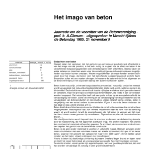 Het imago van beton