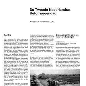 De Tweede Nederlandse Betonwegendag