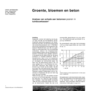 Groente, bloemen en beton