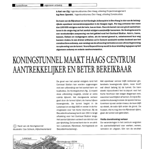Koningstunnel  maakt Haags centrum aantrekkelijker en