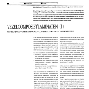 Vezelcomposietlaminaten (I)