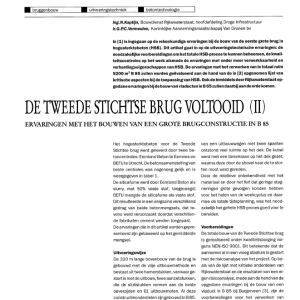 De tweede Stichtse brug voltooid (II)