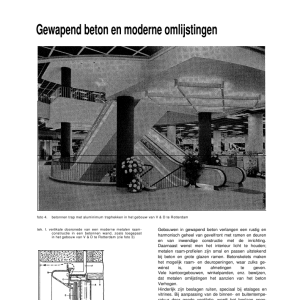 Gewapend beton en moderne omlijstingen