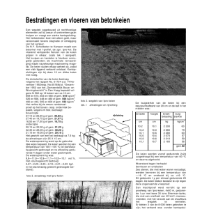 Bestratingen en vloeren van betonkeien