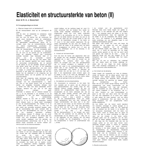Elasticiteit en structuursterkte van beton (II)