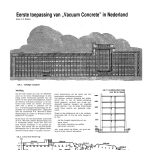 Eerste toepassing van 'Vacuum Concrete' in Nederland