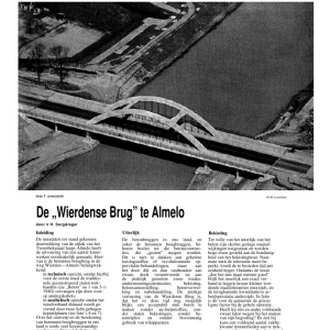 De 'Wierdense Brug' te Almelo