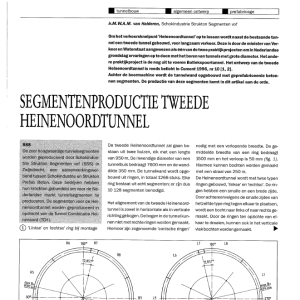 Segmentenproductie 2eHeinenoordtunnel