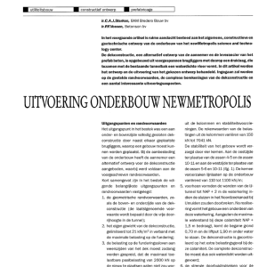 Uitvoering onderbouw Metropolis
