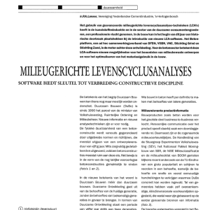 Milieugerichte levenscyclusanalyses
