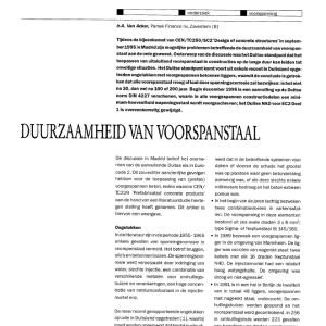 Duurzaamheid van voorspanstaal