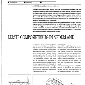 Eerste composietbrug in Nederland