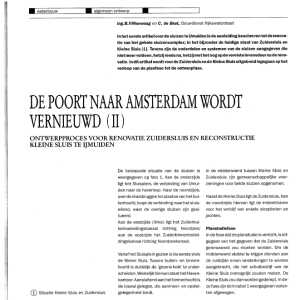 De poort naar Amsterdam vernieuwd (II)