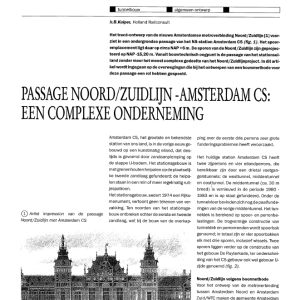 Passage Noord-Zuidlijn - Amsterdam CS